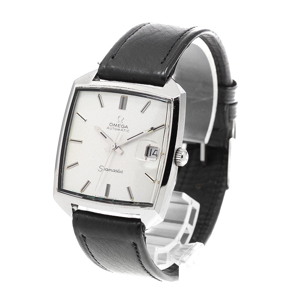 OMEGA Seamaster Date Square Silver Dial Automatic Men's Watch_917331