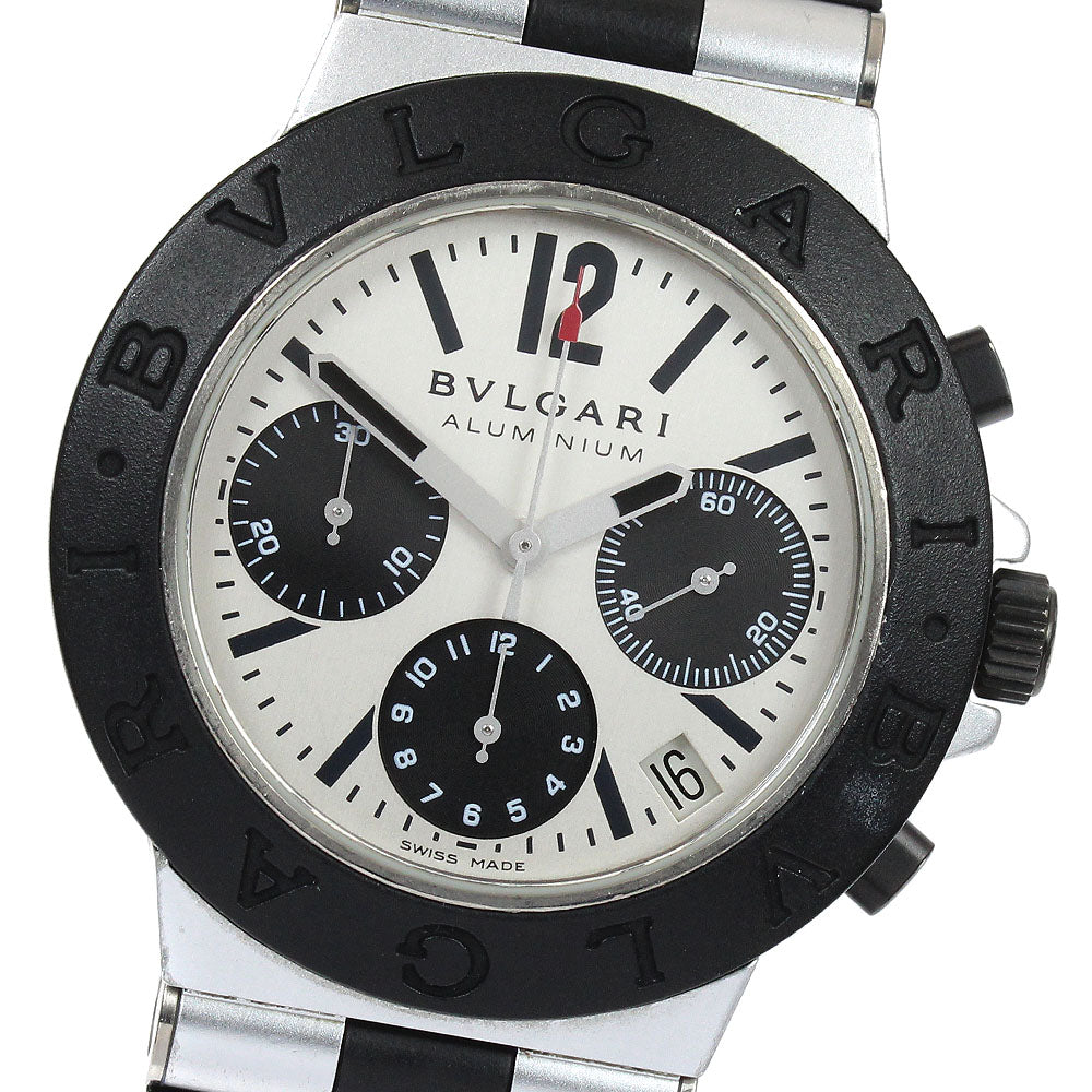BVLGARI aluminum AC38TA Date Chronograph Automatic Men's Watch_917336