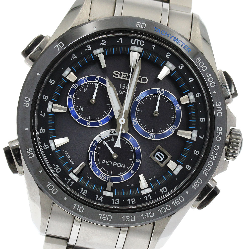 SEIKO Astron SBXB099/8X82-0AN0-1 GPS Solar Powered Radio Men's Watch_917345