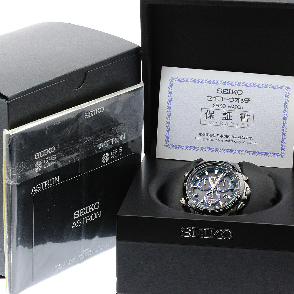 SEIKO Astron SBXB099/8X82-0AN0-1 GPS Solar Powered Radio Men's Watch_917345