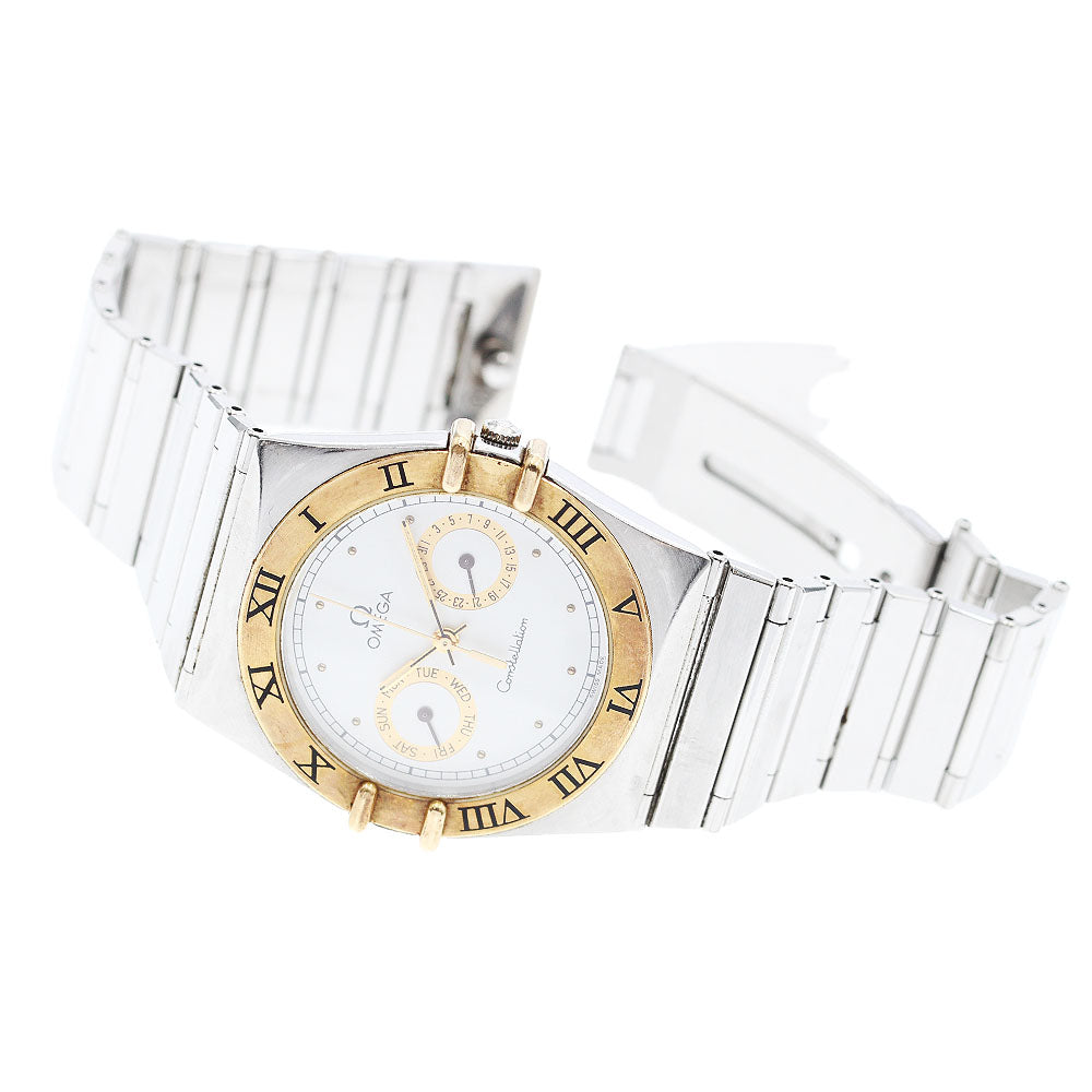 OMEGA Constellation Day date white Dial Quartz Men's Watch_917359