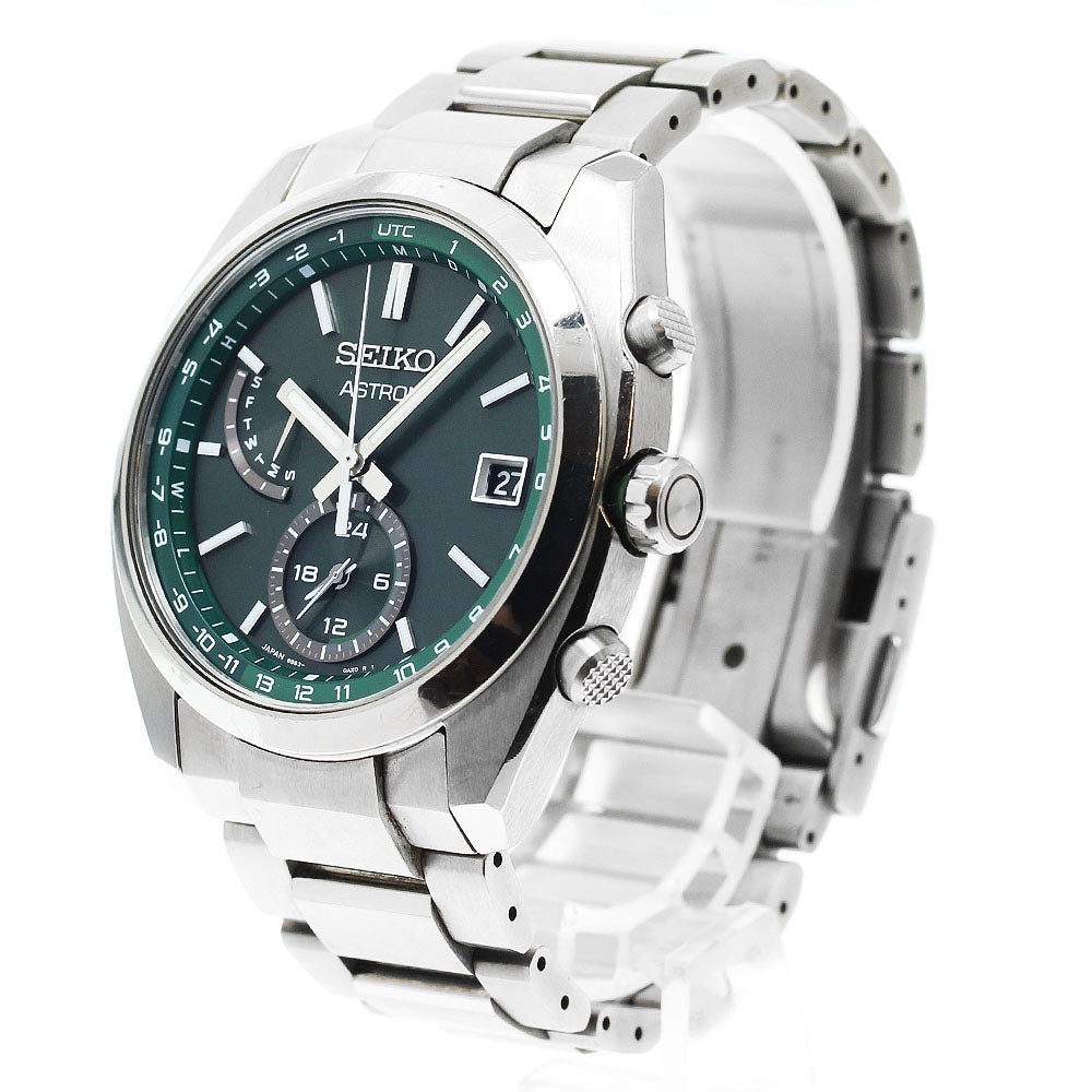 SEIKO Astron SBXY011/8B63-0BA0 Day date Solar Powered Radio Men's Watch_917376