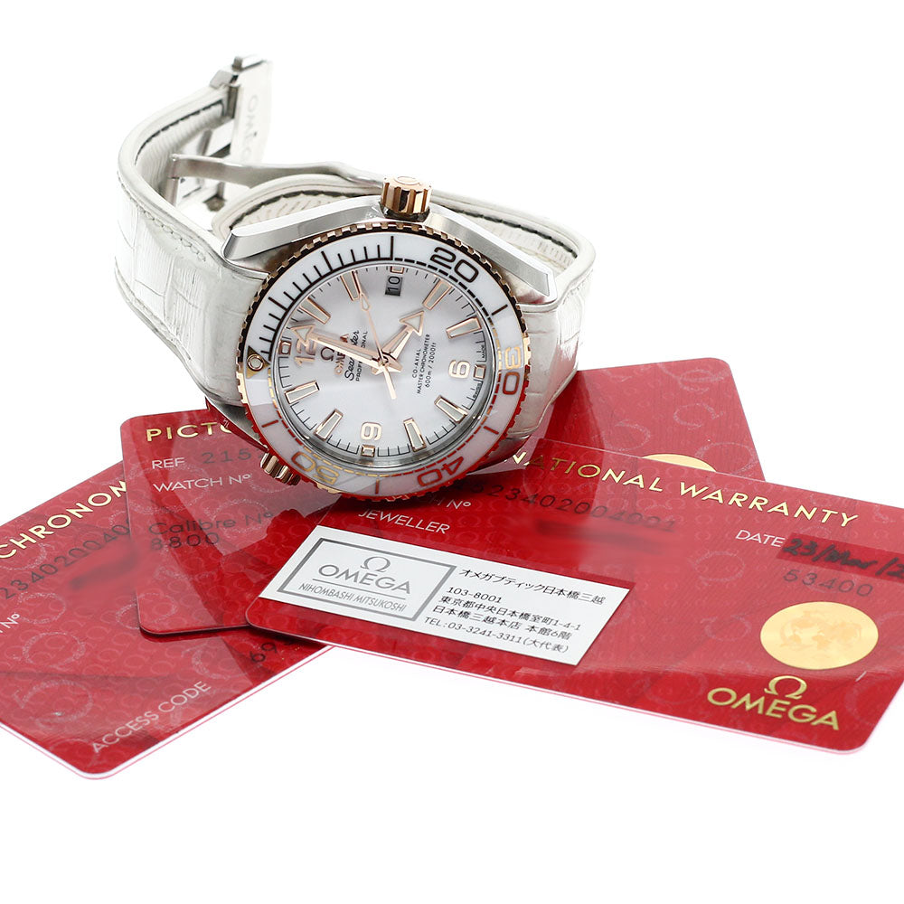 OMEGA Planet Ocean 215.23.40.20.04.001 Coaxial Master Chronometer white Dial Automatic Ladies Watch_917391