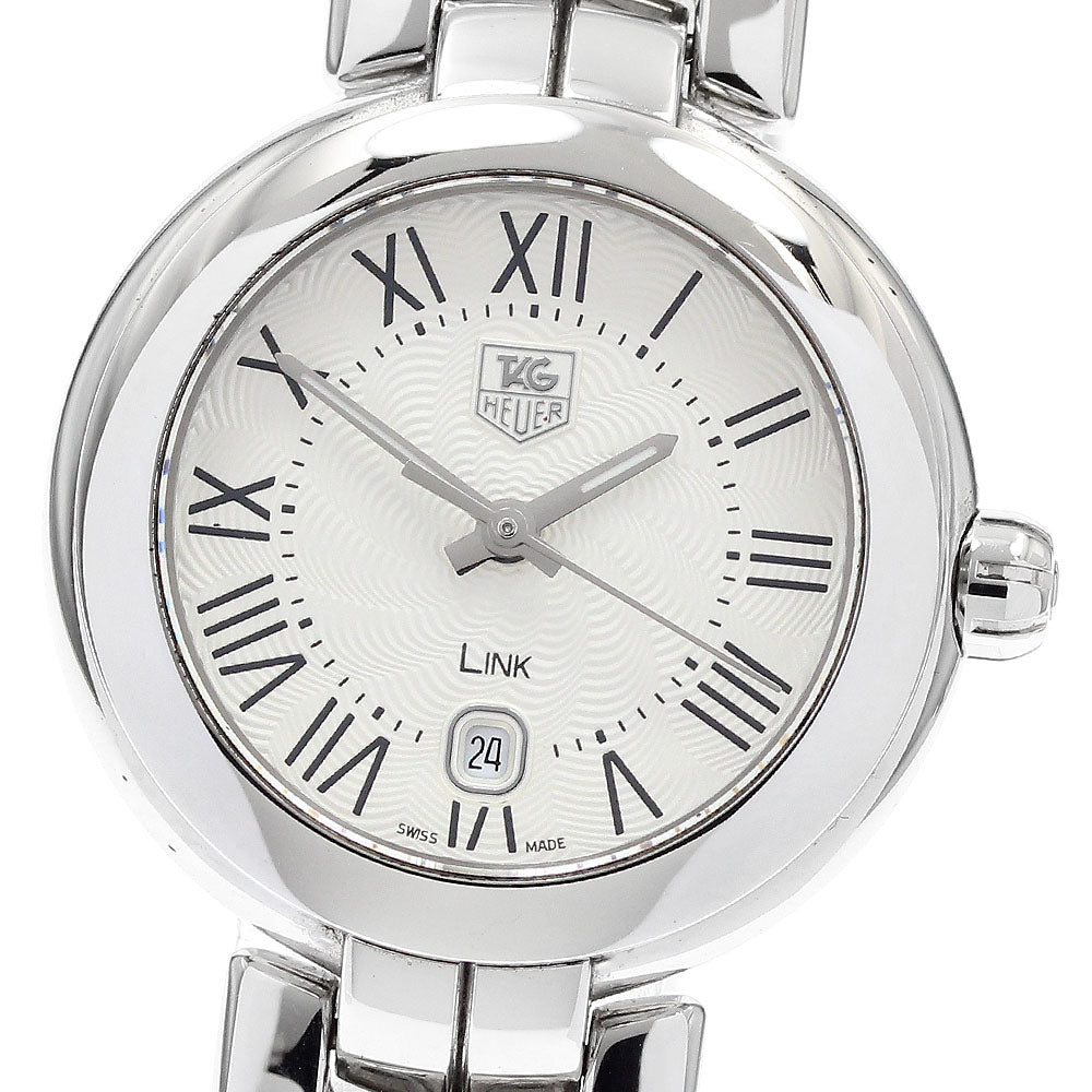 TAG HEUER Link Ready WAT1416 Date Silver Dial Quartz Ladies Watch_917399