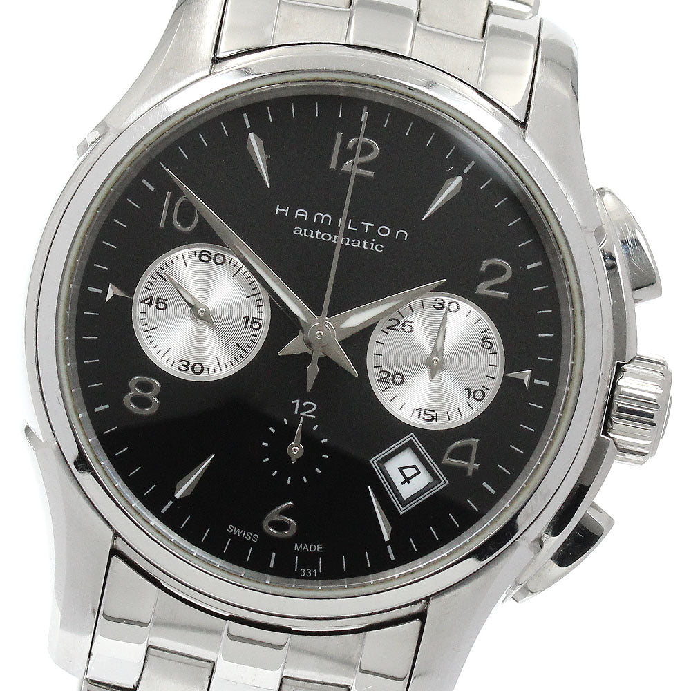 HAMILTON Jazz master H326560 Chronograph Date black Dial Automatic Men's_917401