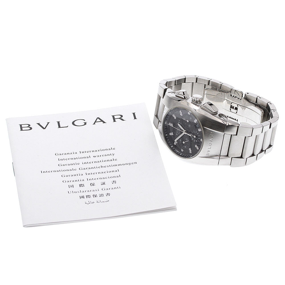 BVLGARI Elgon EG35SCH Chronograph diamond indexes Automatic Boy's Watch_917410