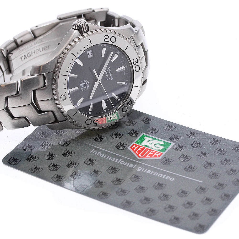 TAG HEUER Link WJ1110-0 Date black Dial Quartz Men's Watch_917417