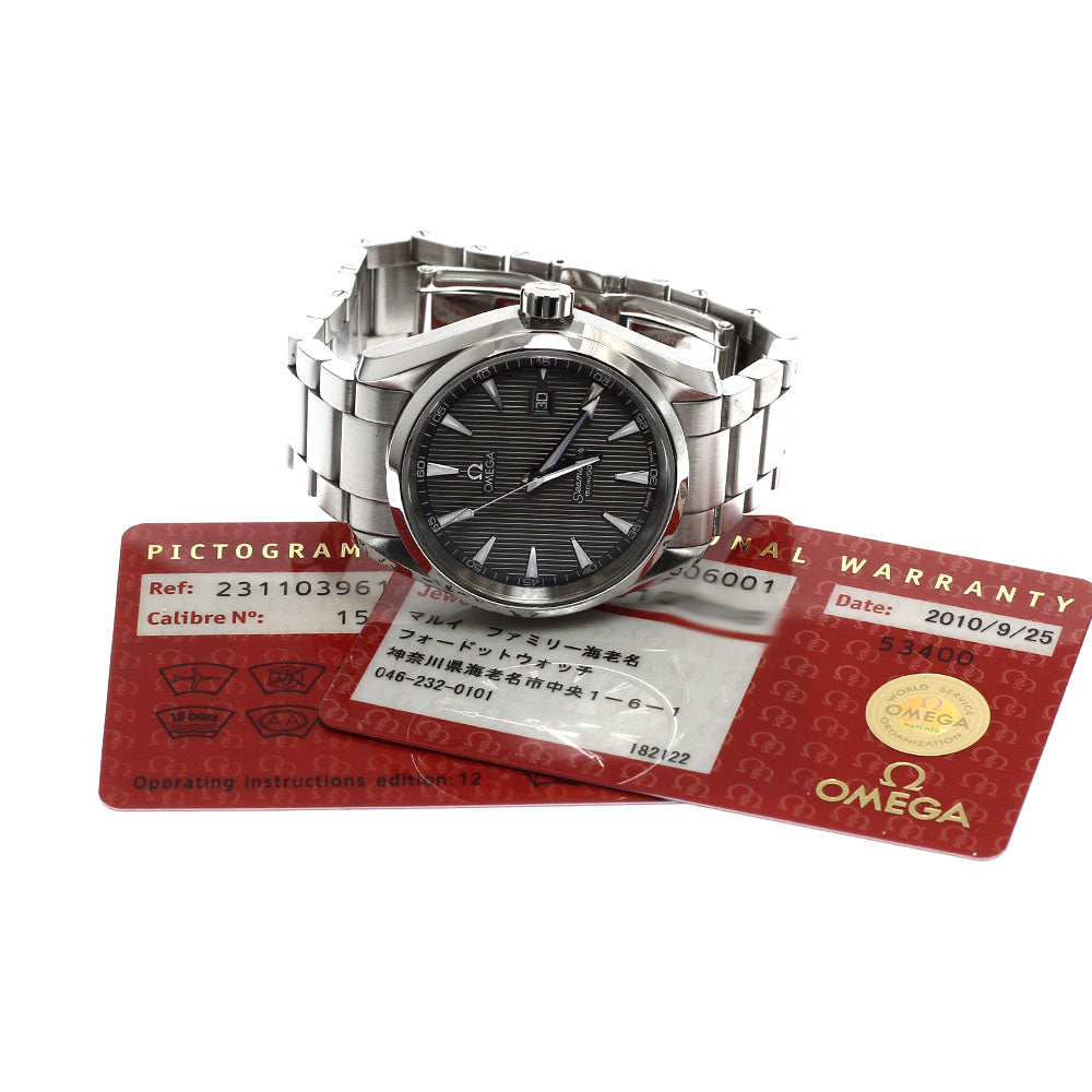 OMEGA Seamaster Aqua Terra 231.10.39.61.06.001 Date Quartz Men's Watch_917430