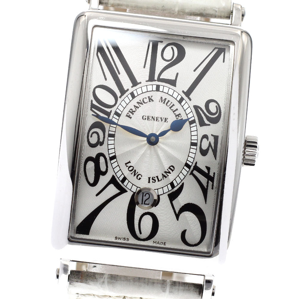 FRANCK MULLER Long Island Relief 1150SCDTREL Date Silver Dial Automatic Men's Watch_917435