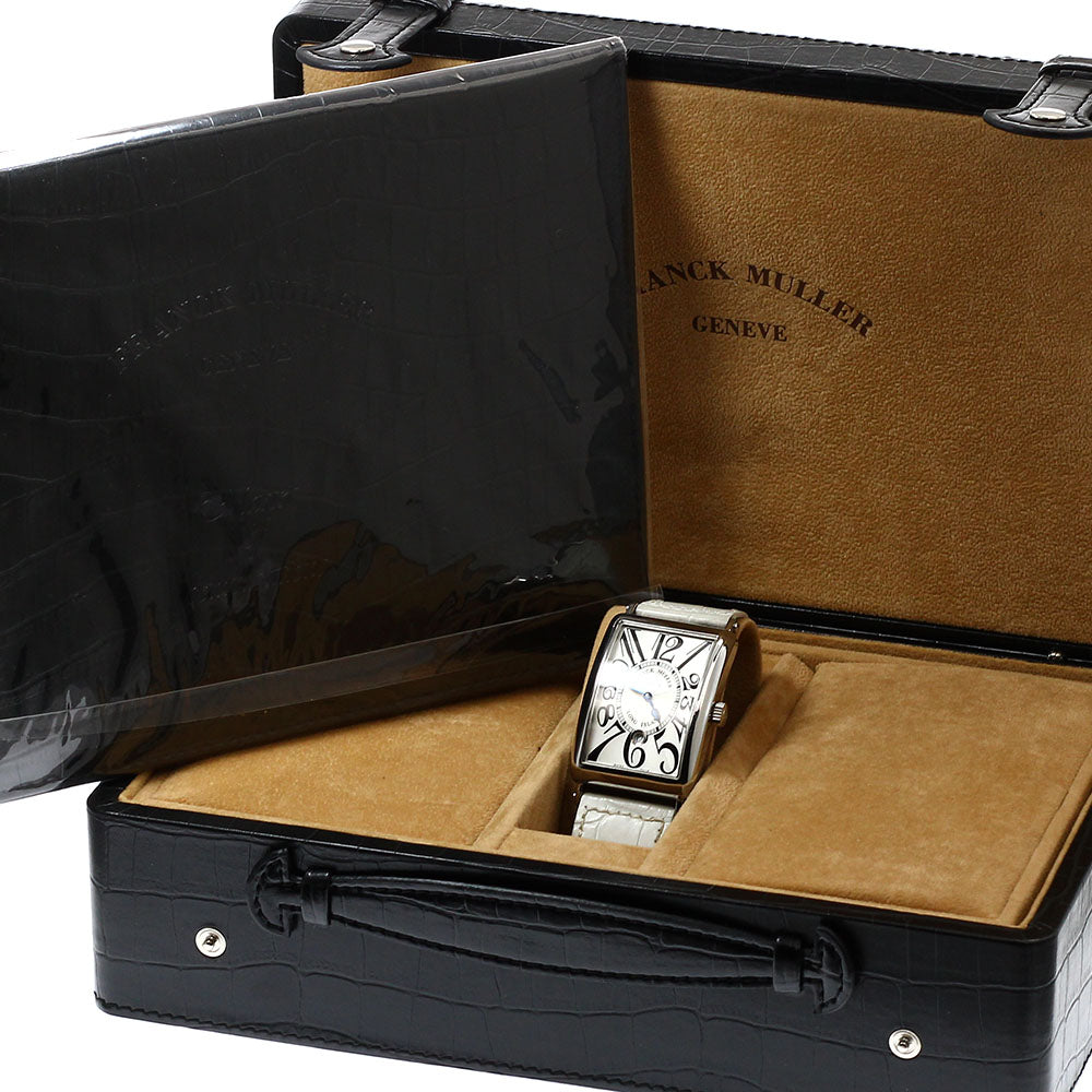 FRANCK MULLER Long Island Relief 1150SCDTREL Date Silver Dial Automatic Men's Watch_917435