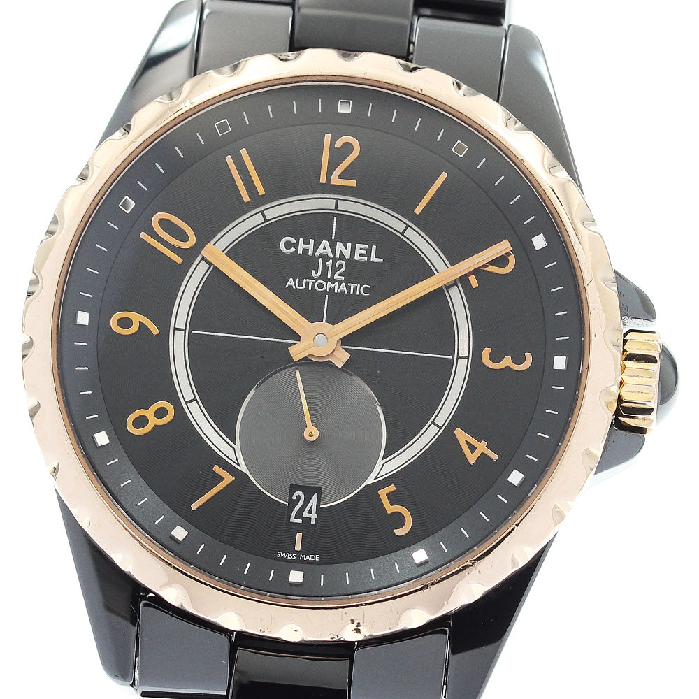 CHANEL J12 H3838 Date black Dial Automatic Boy's Watch_917441