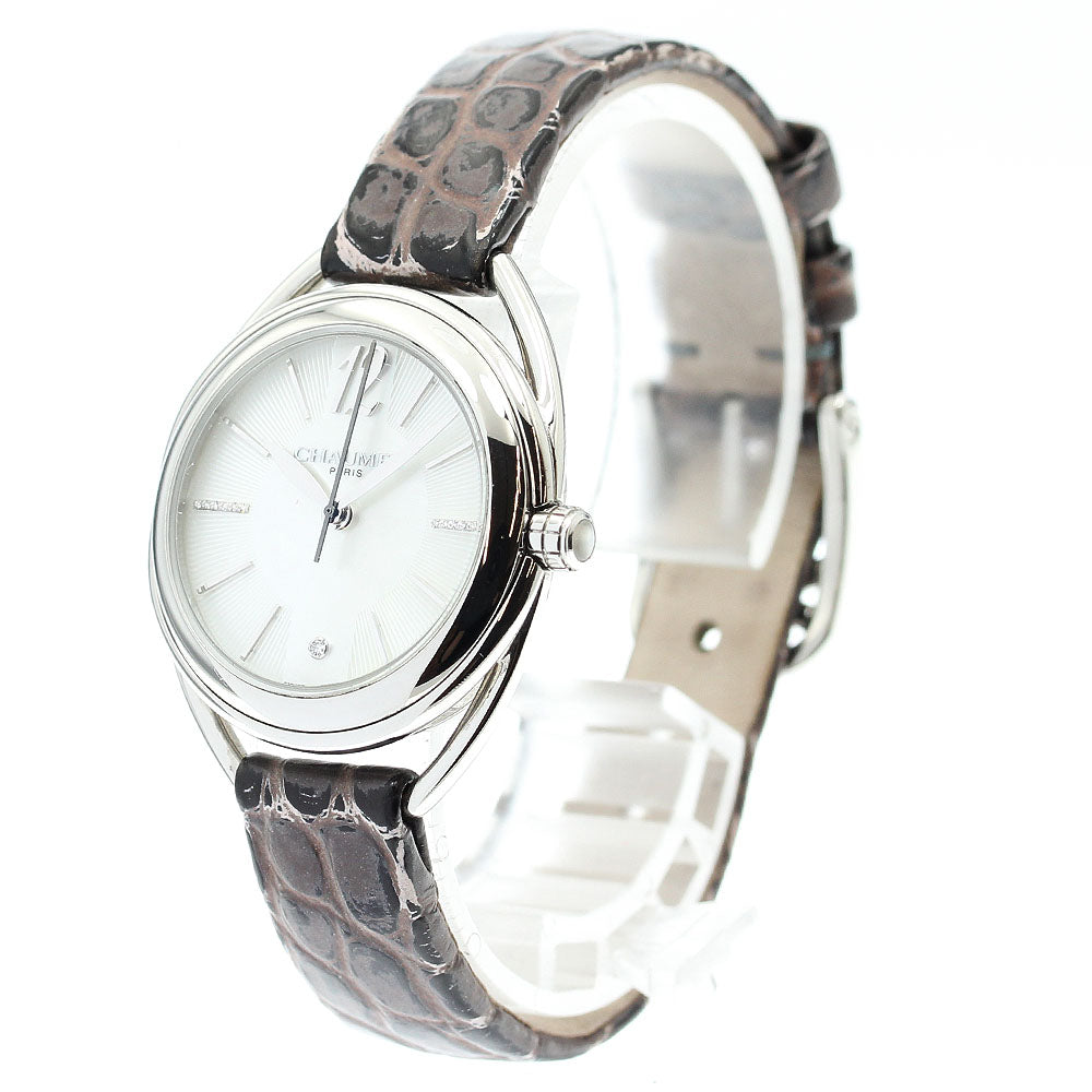 Chaumet Lian 2215 13P diamond White shell Dial Quartz Ladies Watch_917447