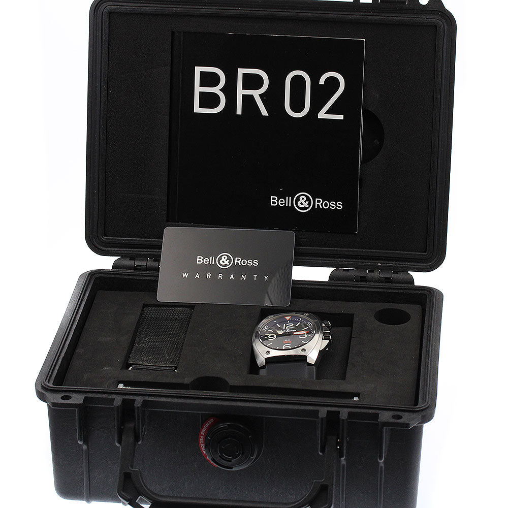 Bell＆Ross BR02-20 BR02-92B-R Date black Dial Automatic Men's Watch_917459