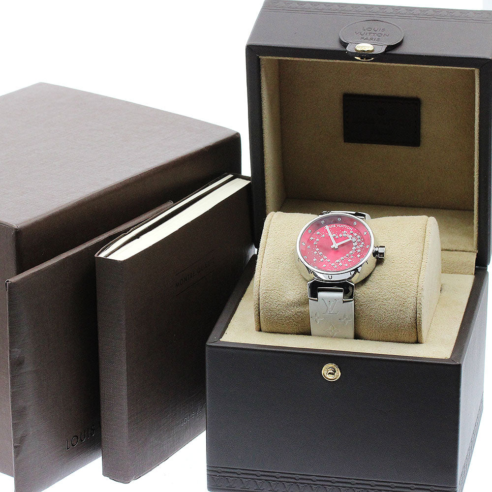 LOUIS VUITTON Tambour attraction Q13M2 Heart diamond Quartz Ladies Watch_917467