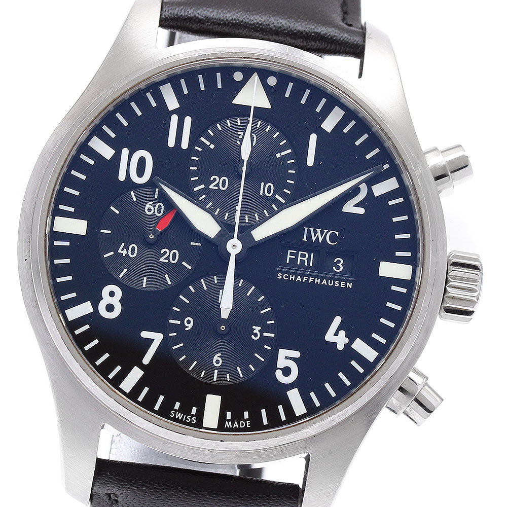 IWC SCHAFFHAUSEN Pilot watch IW377709 Day-Date Automatic Men's Watch_917473