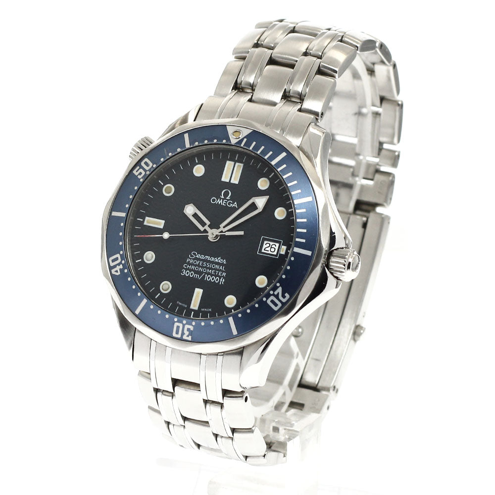 OMEGA Seamaster300 2531.80 Date Navy Dial Automatic Men's Watch_917484