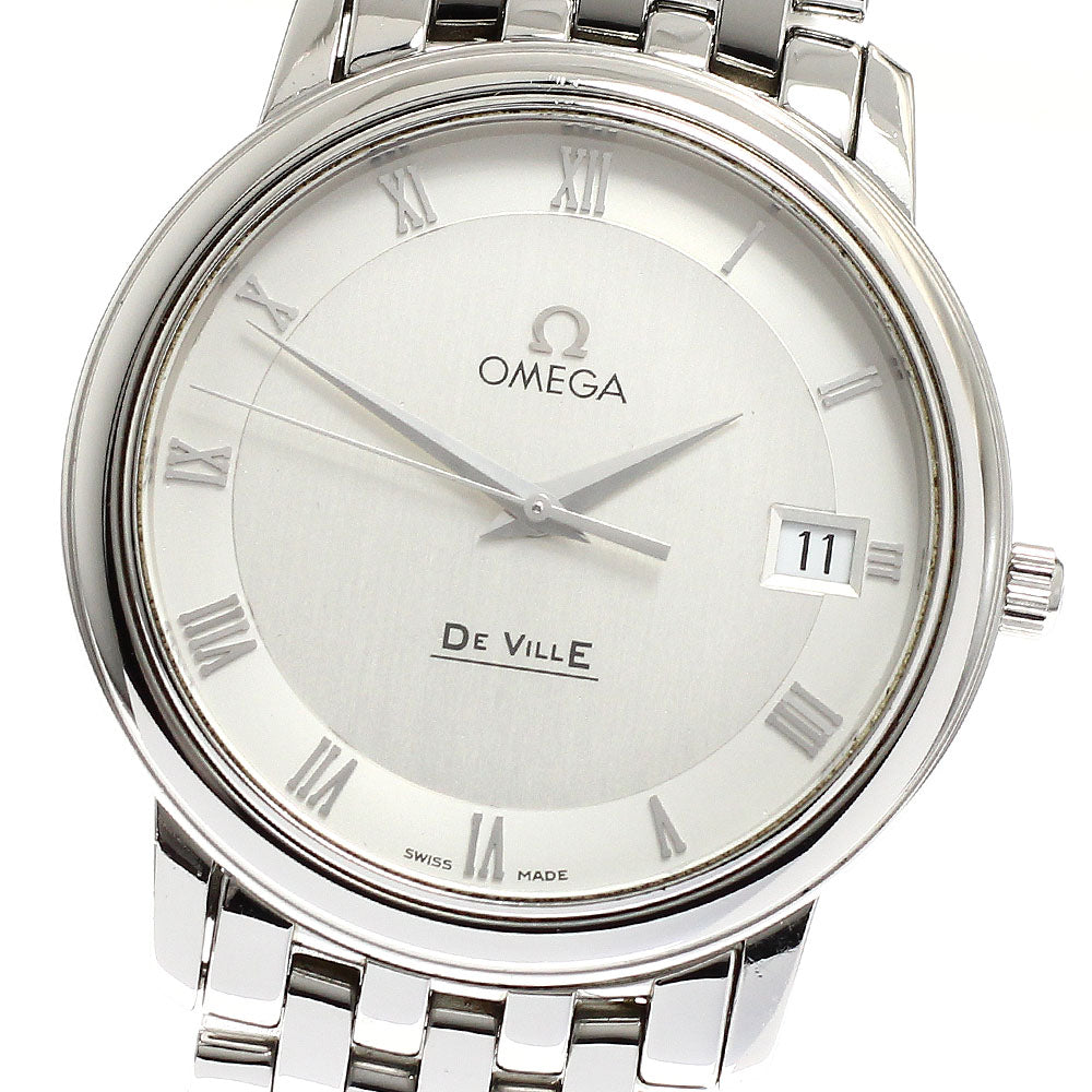 OMEGA De Ville Prestige 4510.33 Date Silver Dial Quartz Men's Watch_917491