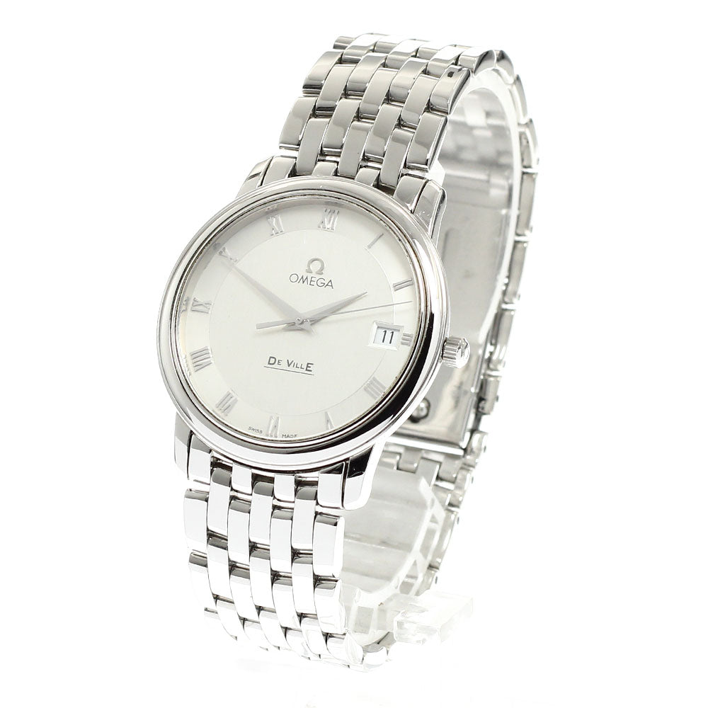 OMEGA De Ville Prestige 4510.33 Date Silver Dial Quartz Men's Watch_917491