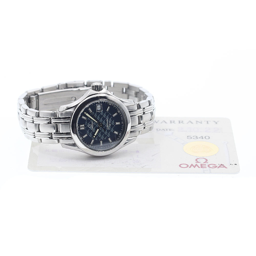 OMEGA Seamaster120 Jacques Mayol 2002 2588.80 Date Quartz Ladies Watch_917507