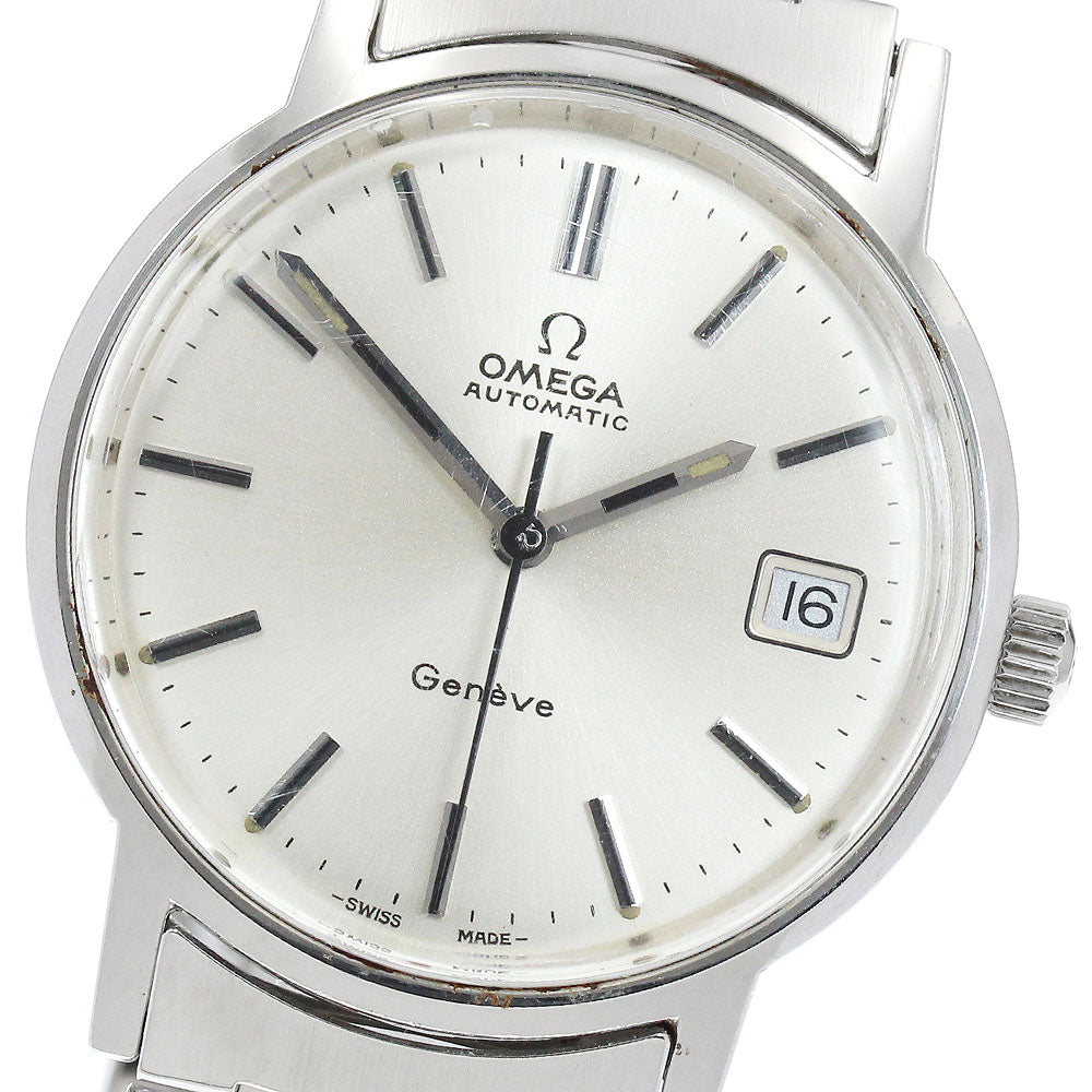 OMEGA Geneve 166.0163 Date Cal.1012 Silver Dial Automatic Men's Watch_917545