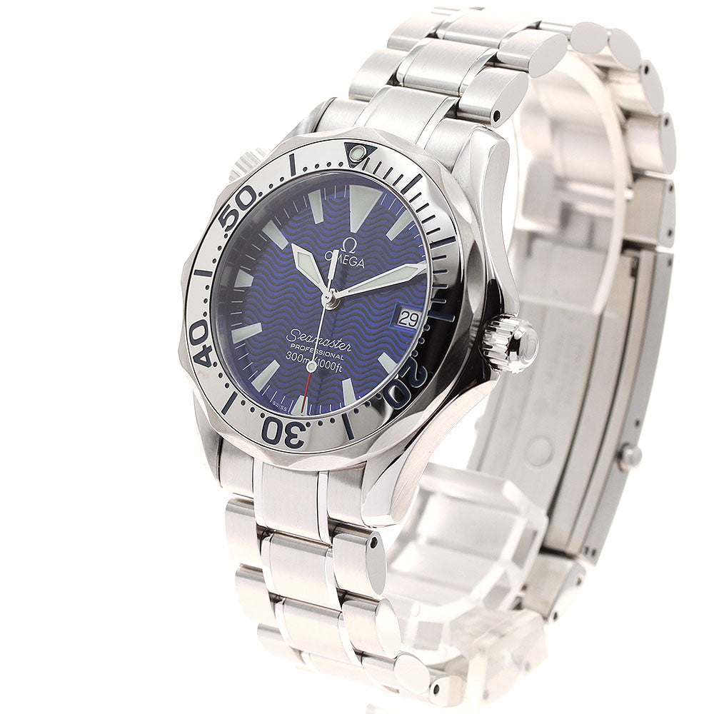 OMEGA Seamaster300 2263.80 Date blue Dial Quartz Boy's Watch_917550