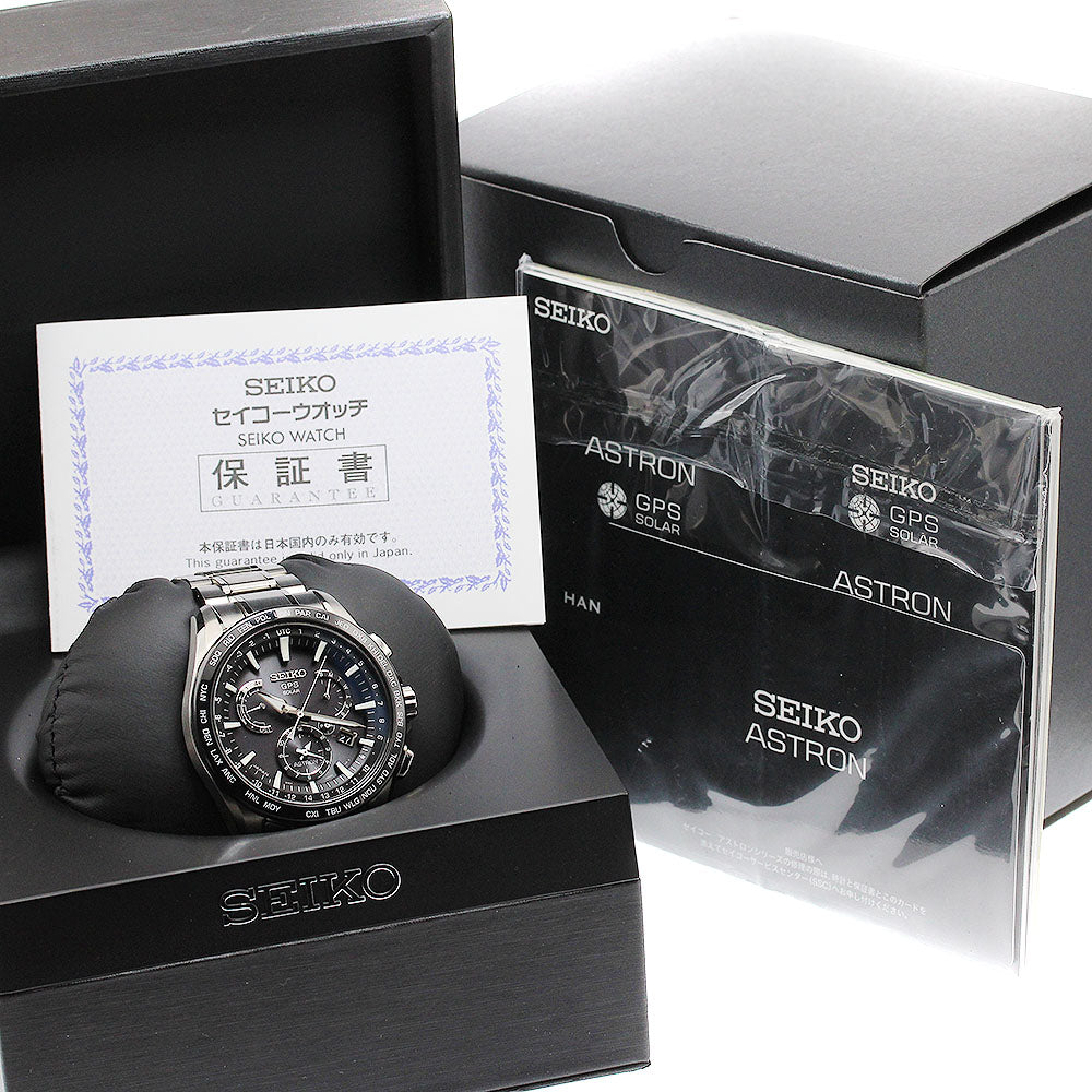 SEIKO Astron SBXB077/8X53-0AD0-2 Day date Solar Powered Radio Men's Watch_917553