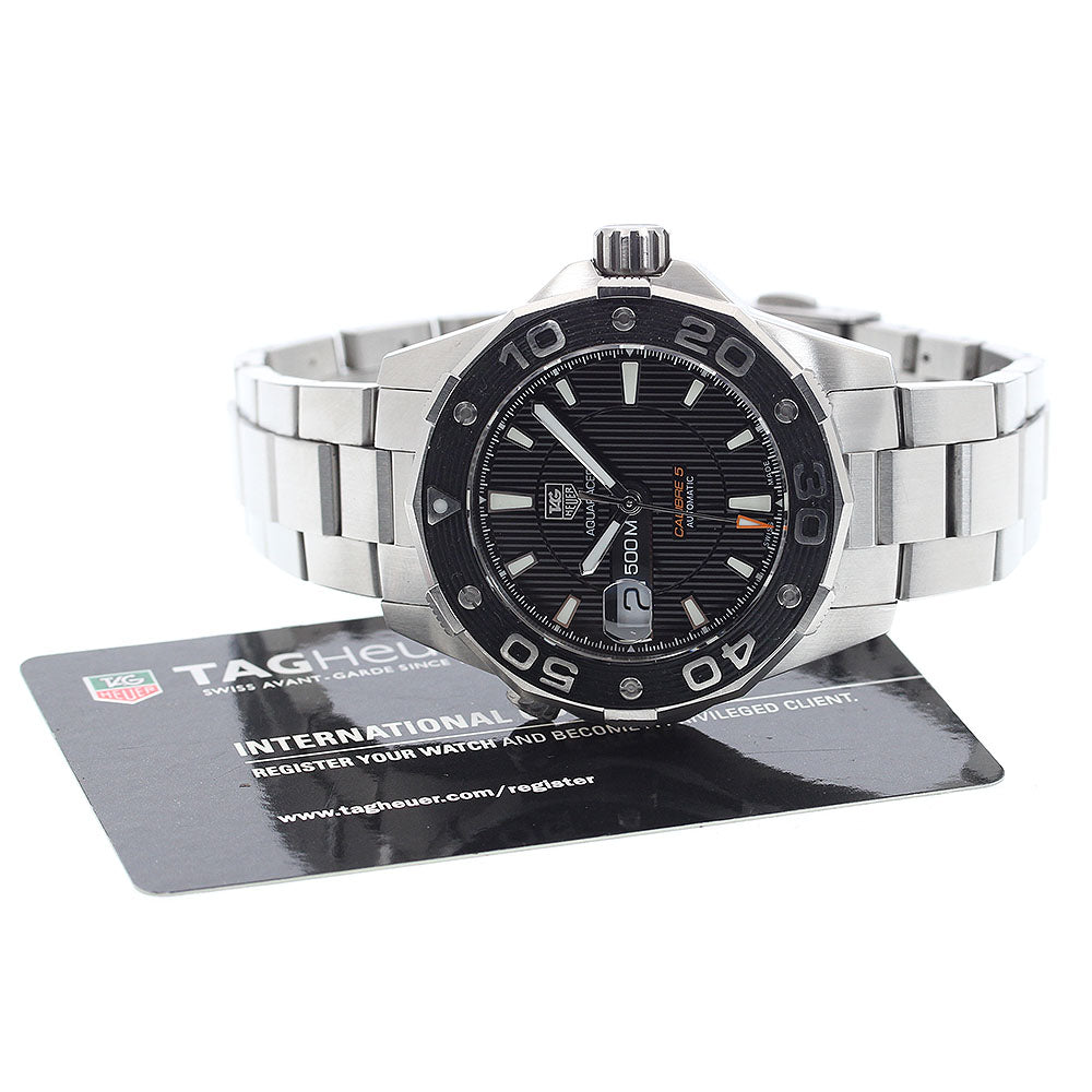 TAG HEUER Aqua racer WAJ2110.BA0870 Caliber 5 Date Automatic Men's Watch_917557