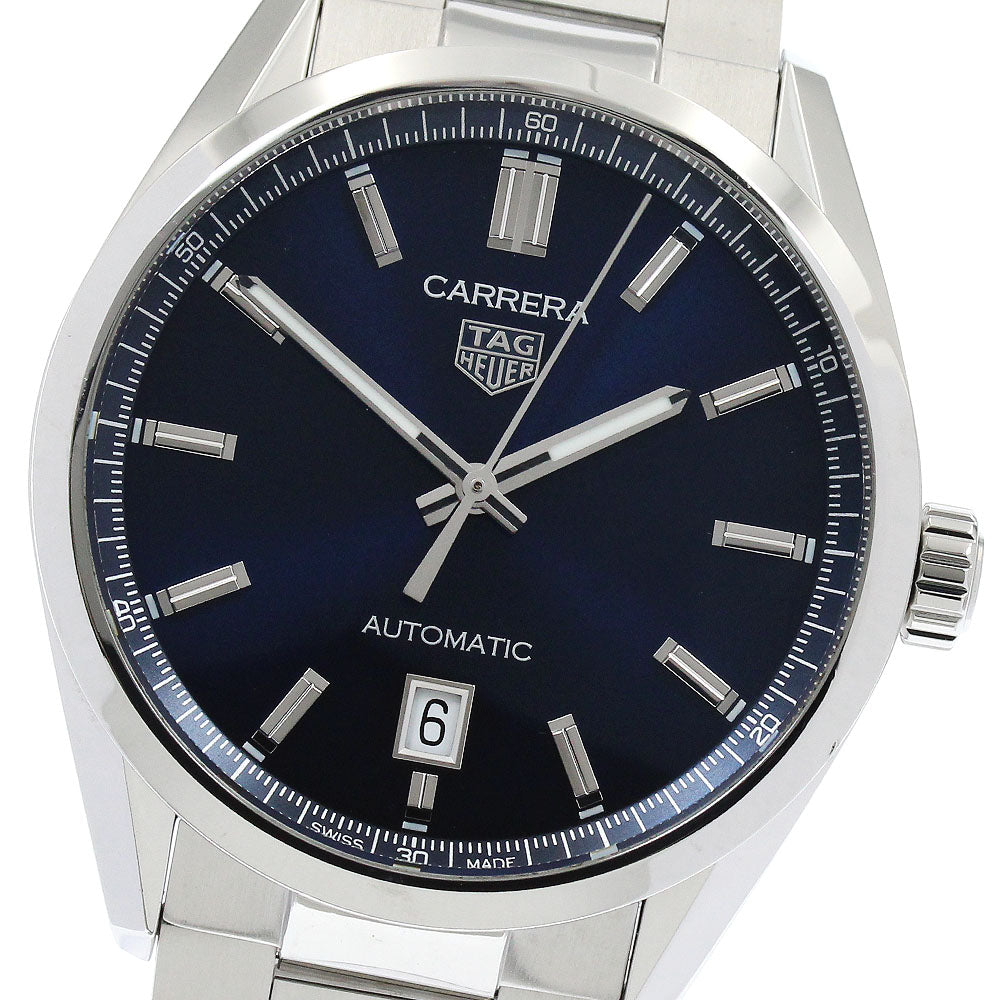 TAG HEUER Carrera Caliber 5 WBN2112-0 Date Navy Dial Automatic Men's_917559