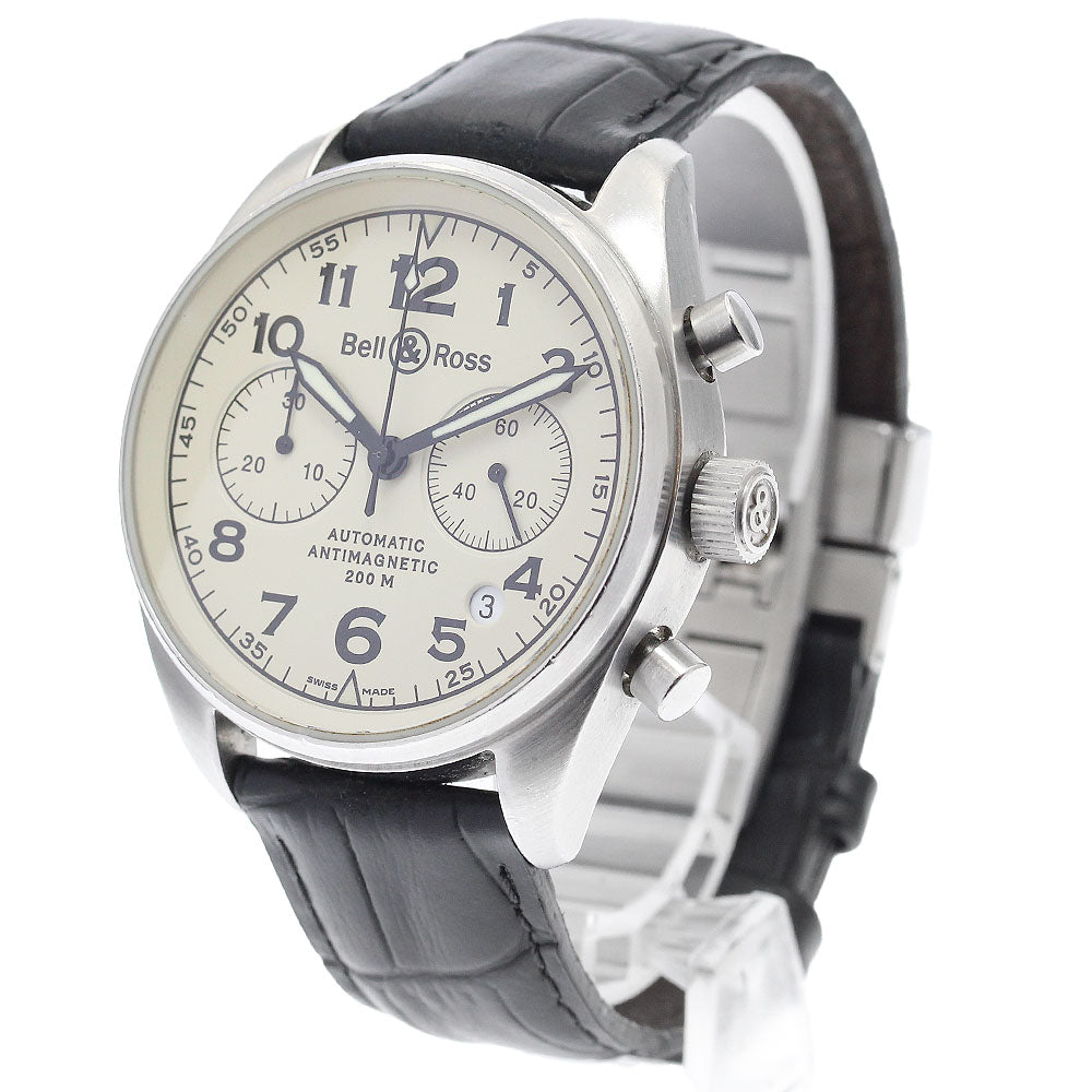 Bell＆Ross vintage 126.A Date Chronograph beige Dial Automatic Men's Watch_917574