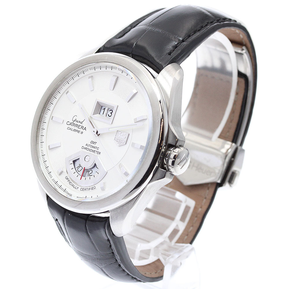 TAG HEUER Grand Carrera WAV5112 Caliber 8 GMT Silver Dial Automatic Men's Watch_917577
