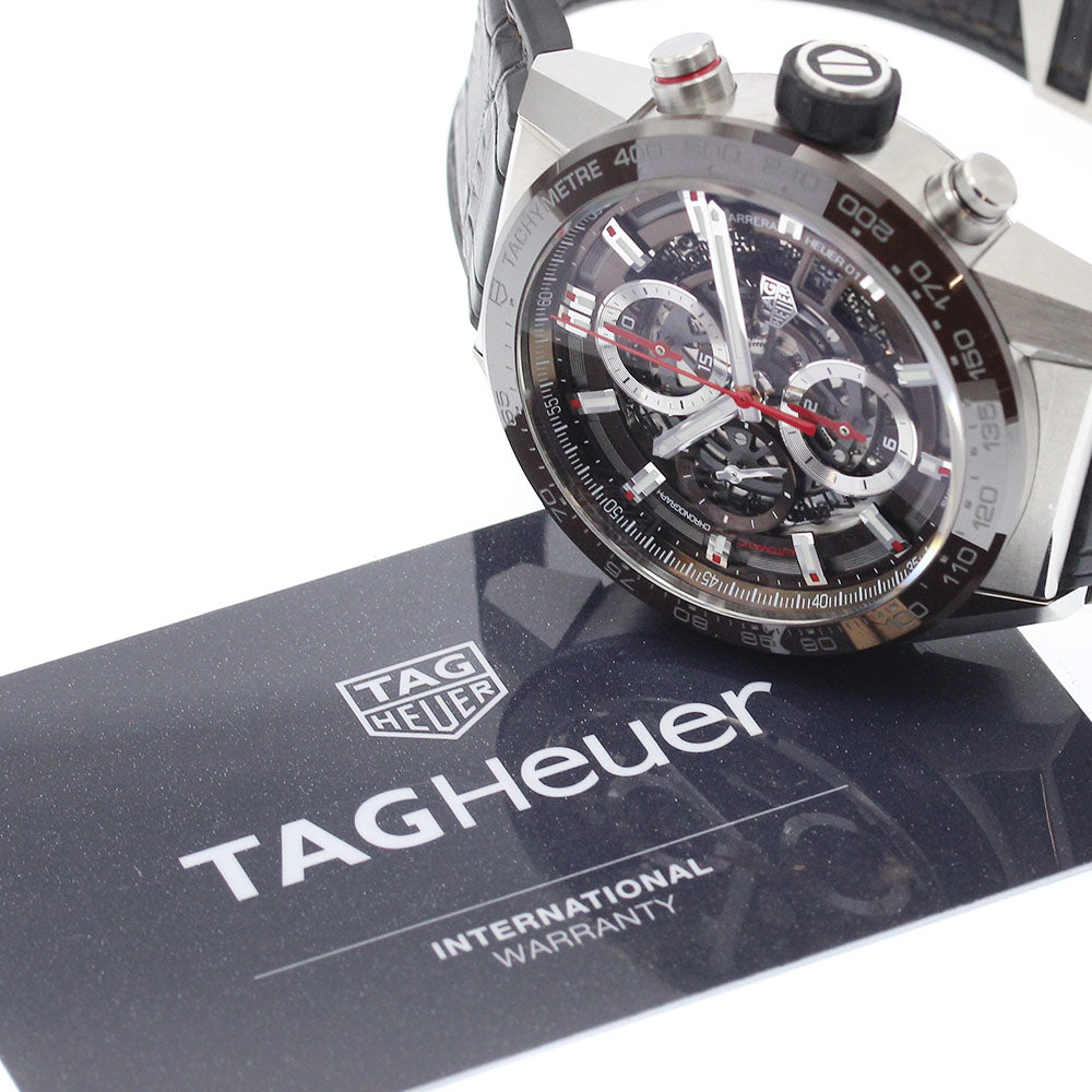 TAG HEUER Carrera CAR201U-0 Cal. Heuer 01 Chronograph skeleton Dial Automatic Men's Watch_917585