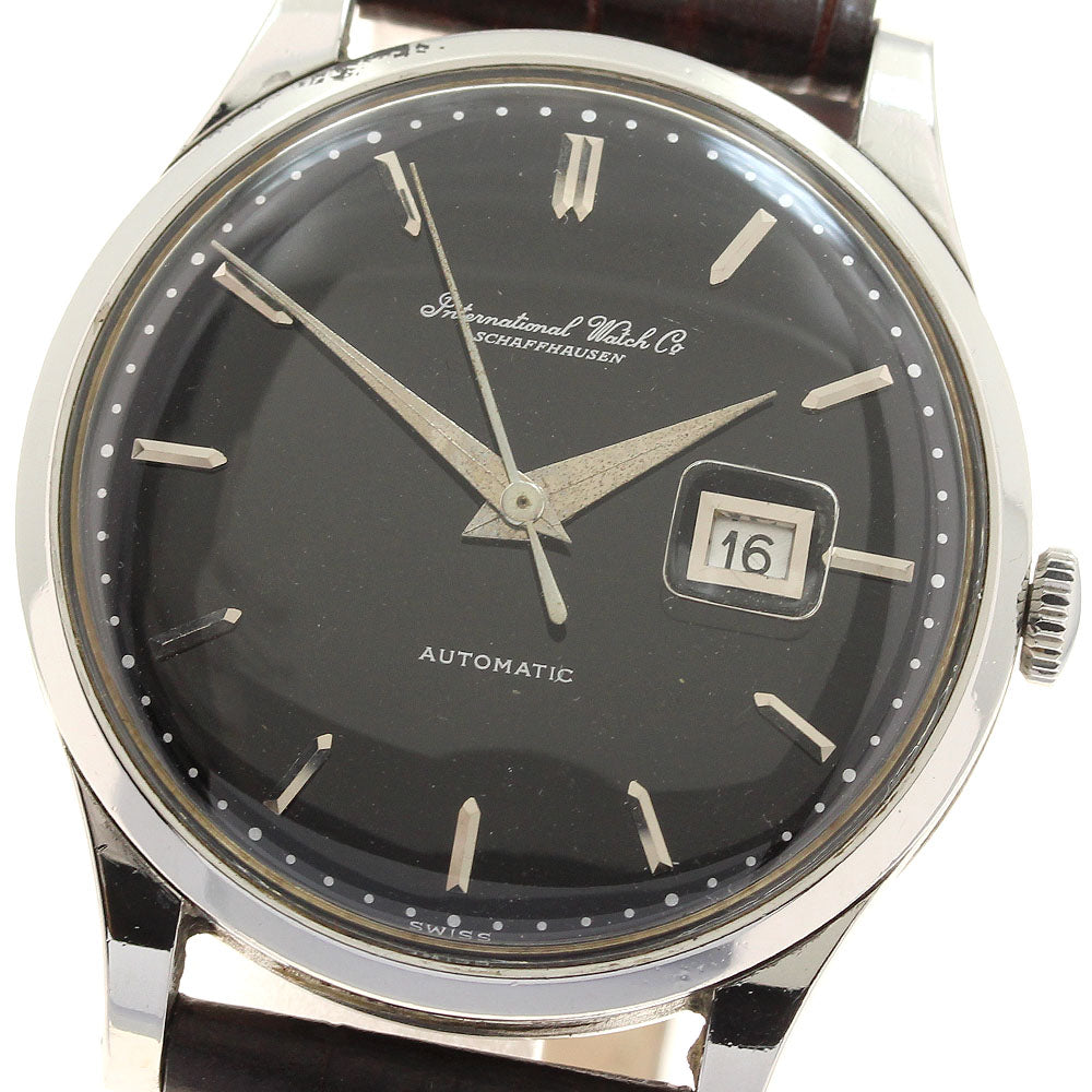 IWC SCHAFFHAUSEN Date Cal.8531 black Dial Automatic Men's Watch_917591
