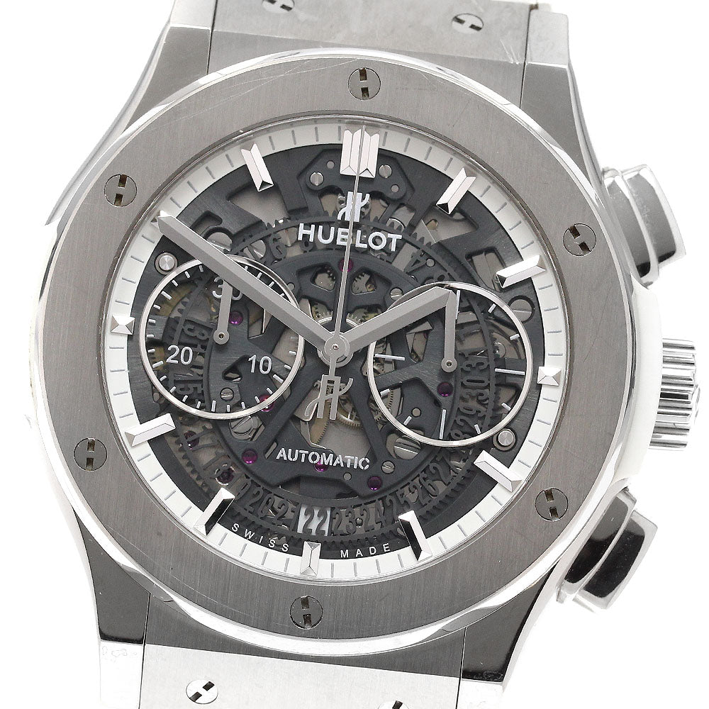 HUBLOT Aerofusion 525.NE.0127.LR Chronograph skeleton Dial Automatic Men's Watch_917595