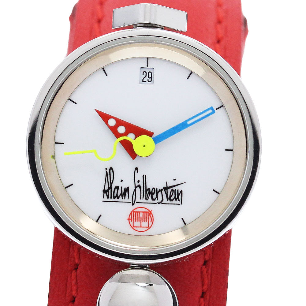 Alain Silberstein Nurse NU12 Date white Dial Automatic Ladies Watch_917596