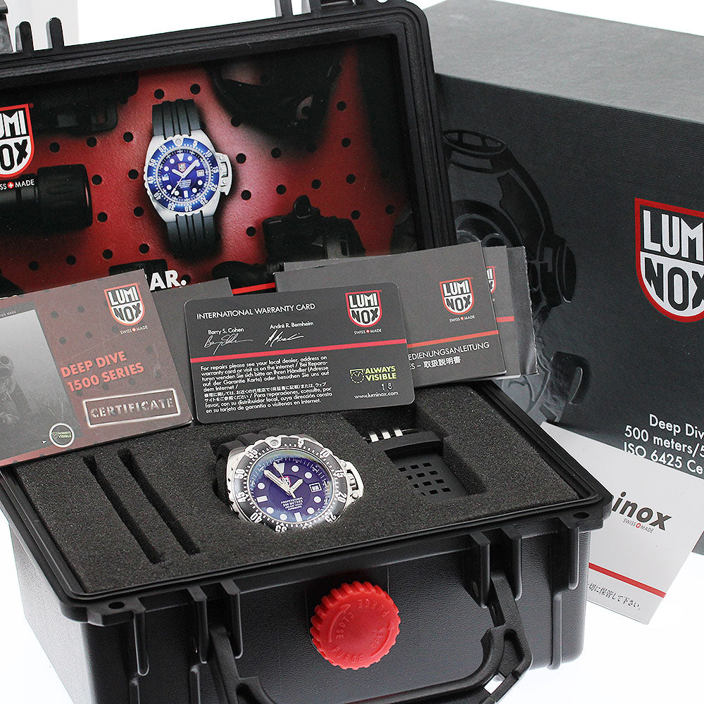 LUMINOX 1500 series 1500/S1 Date black Dial Automatic Men's Watch_917601