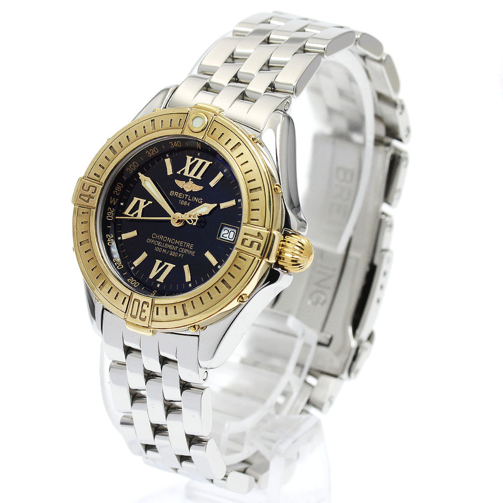 BREITLING windrider cockpit D67365 Black Dial Quartz Ladies Watch_917613