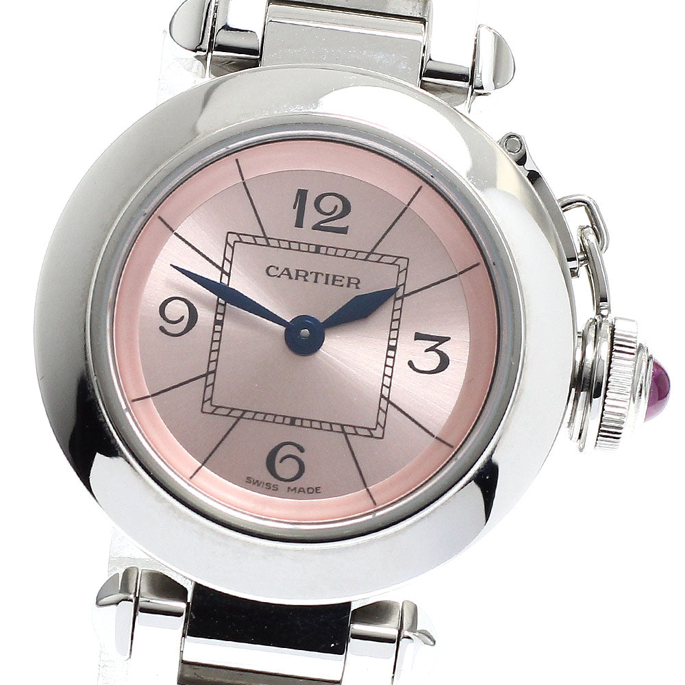 CARTIER Mispacha W3140008 pink Dial Quartz Ladies Watch_917618