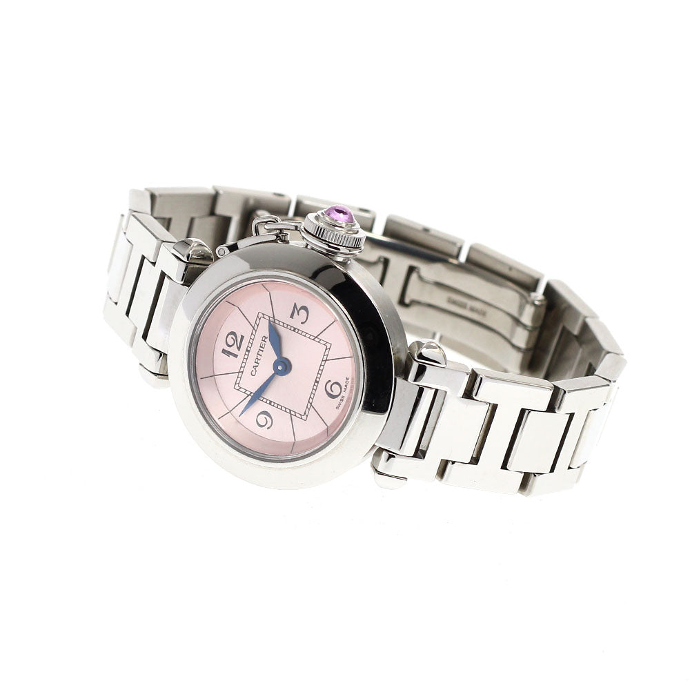 CARTIER Mispacha W3140008 pink Dial Quartz Ladies Watch_917618