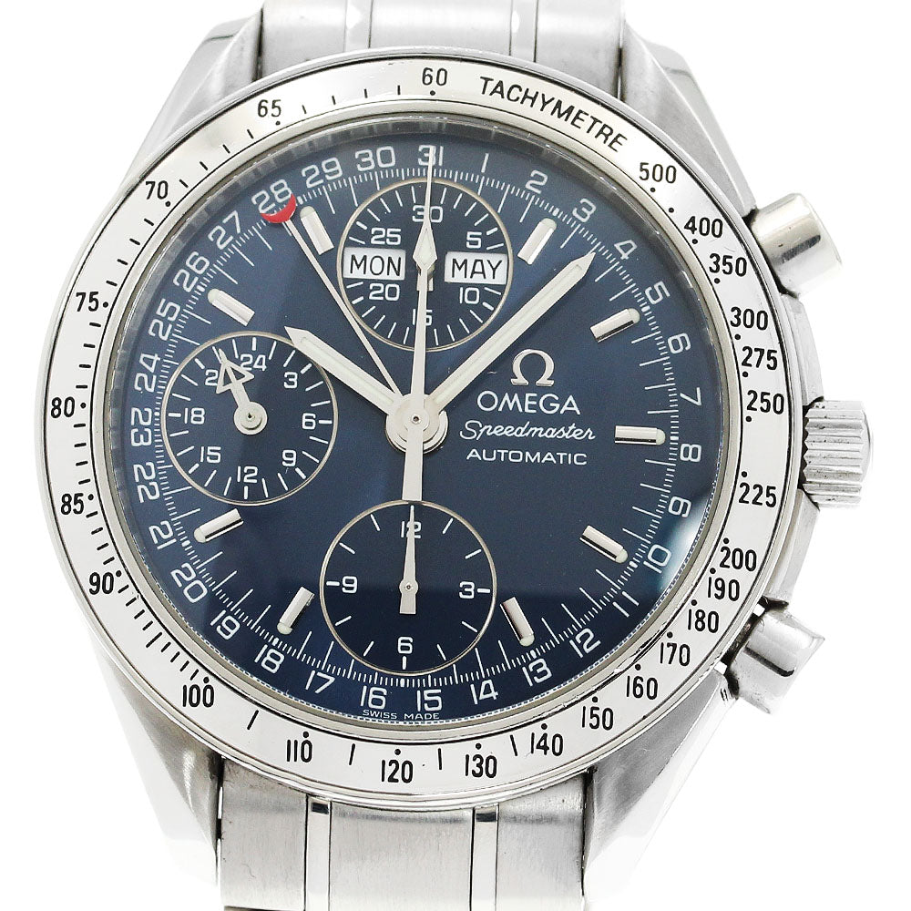 OMEGA Speedmaster 3523.80 chronograph Navy Dial Automatic Men's Watch_917631