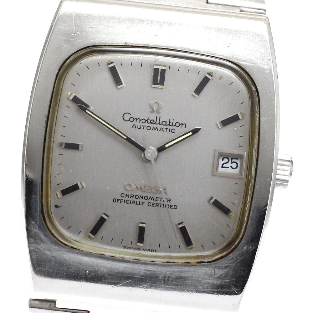 OMEGA Constellation Date Silver Dial Automatic Men's Watch_917636