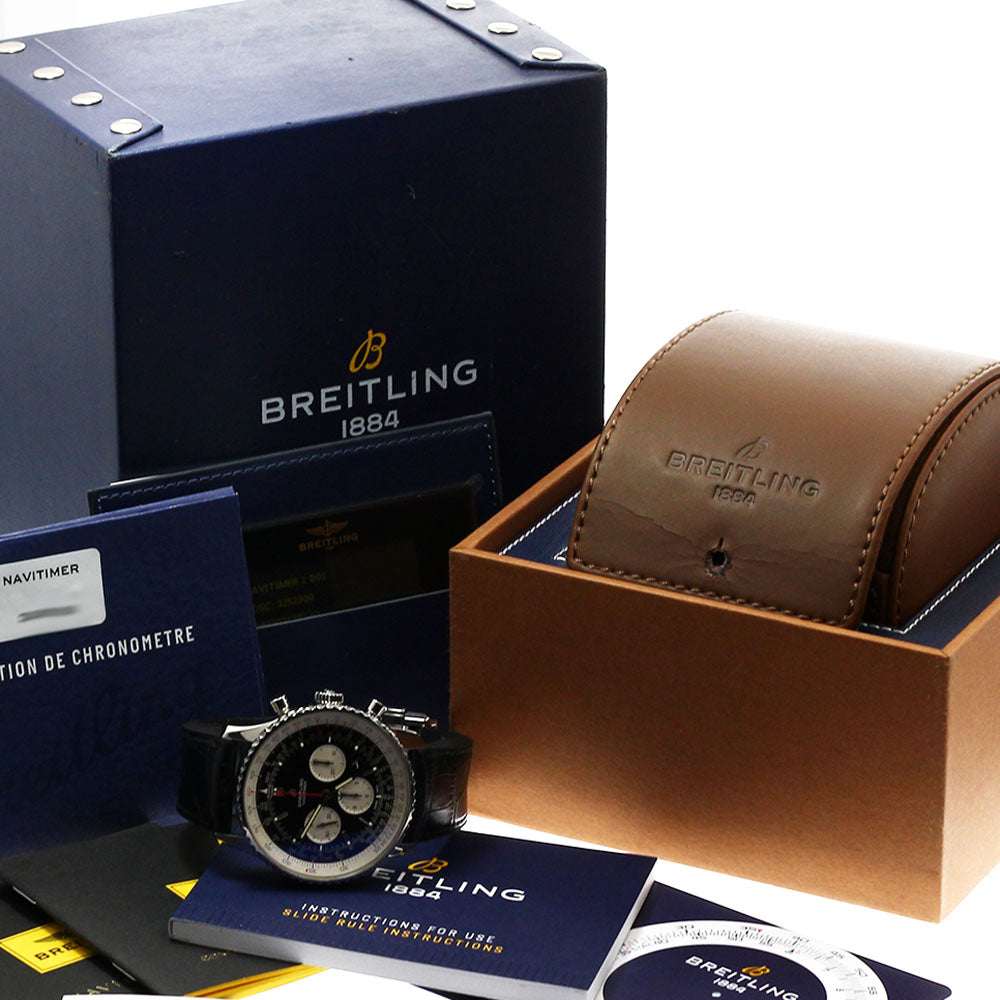 BREITLING Navitimer AB0127 Date Chronograph Black / Silver Dial Automatic Men's Watch_917638