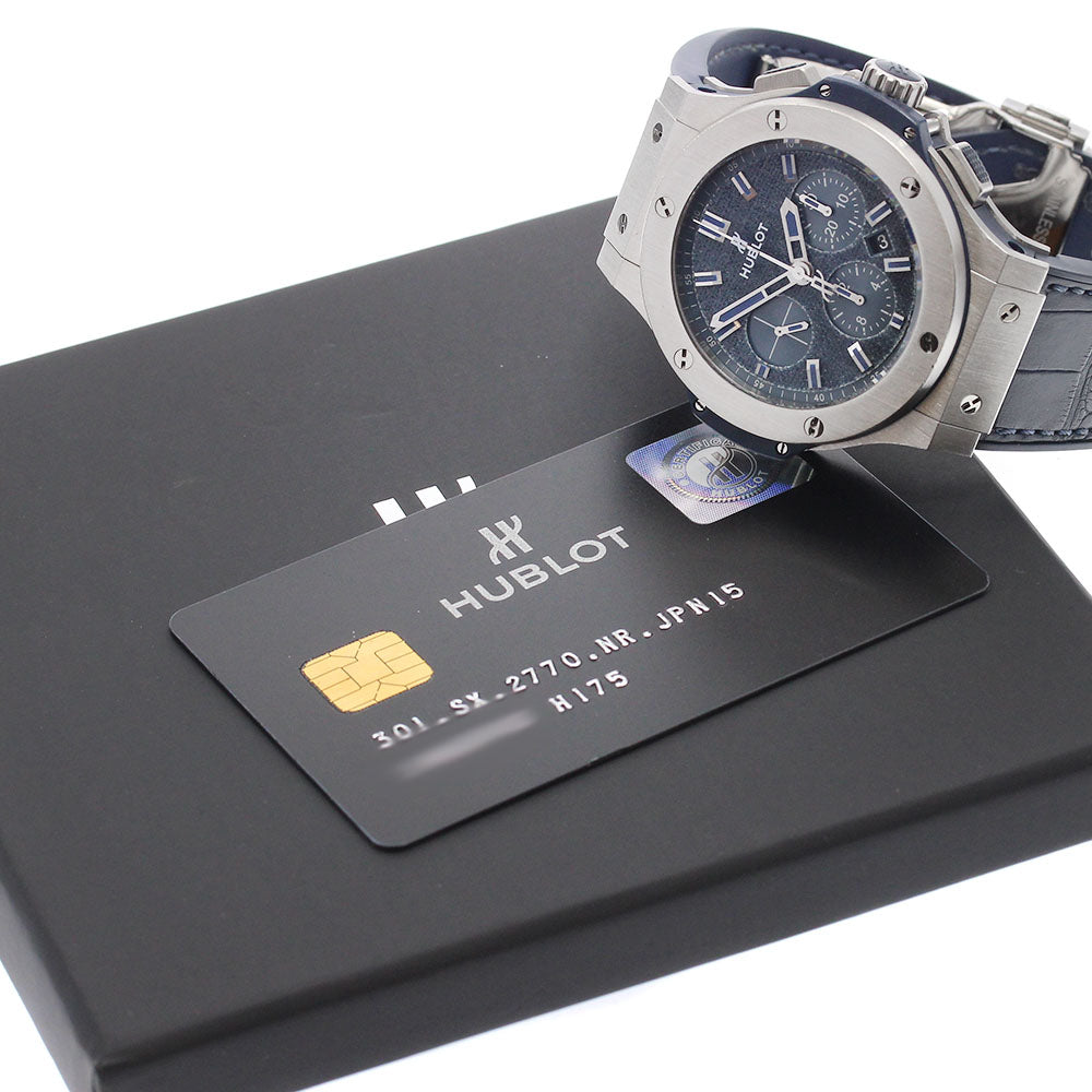 HUBLOT Big Bang Jeans Steel Blue Limited 301.SX.2770.NR.JPN15 Limited to 100 blue Dial Automatic Men's Watch_917649