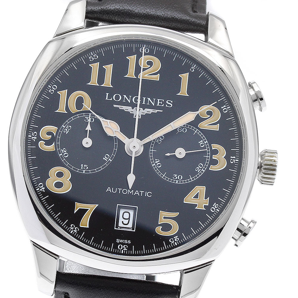 LONGINES Spirit chronograph L2.705.4 Date black Dial Automatic Men's_917668