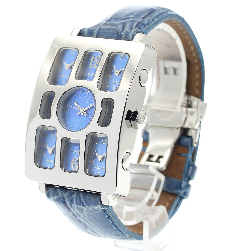 ICE TEK Quin tempo 5TZ1-ST 5 time zone blue Dial Quartz Men's Watch_917674