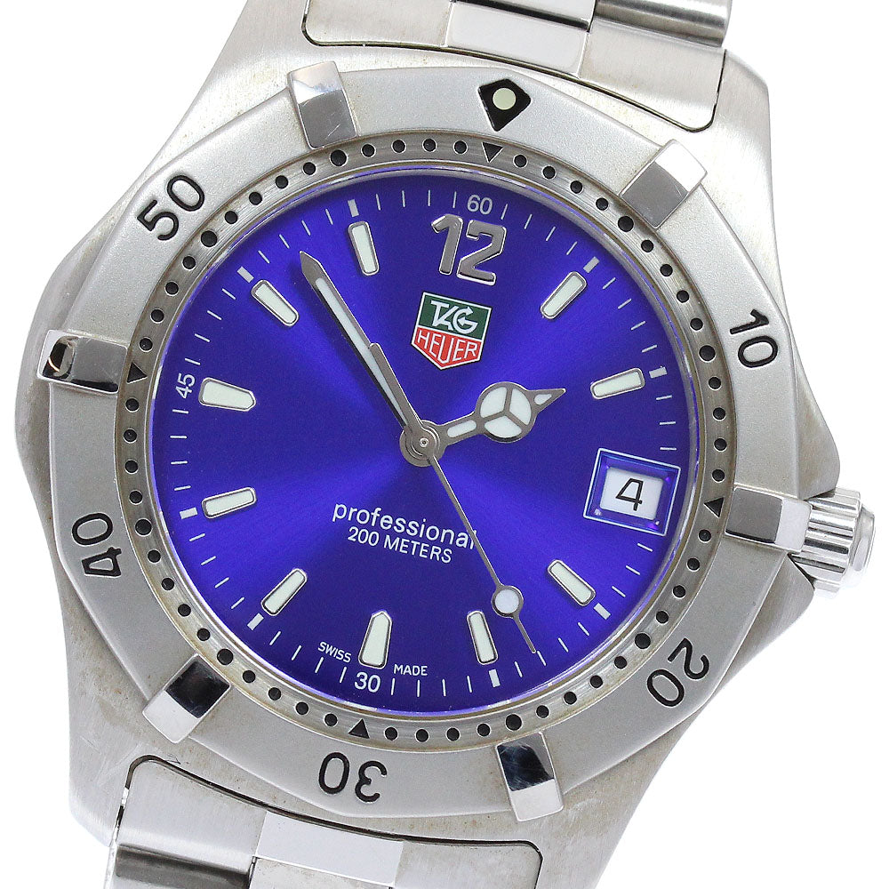 TAG HEUER Professional 200M WK1116.BA0311 Date blue Dial Quartz Men's_917696