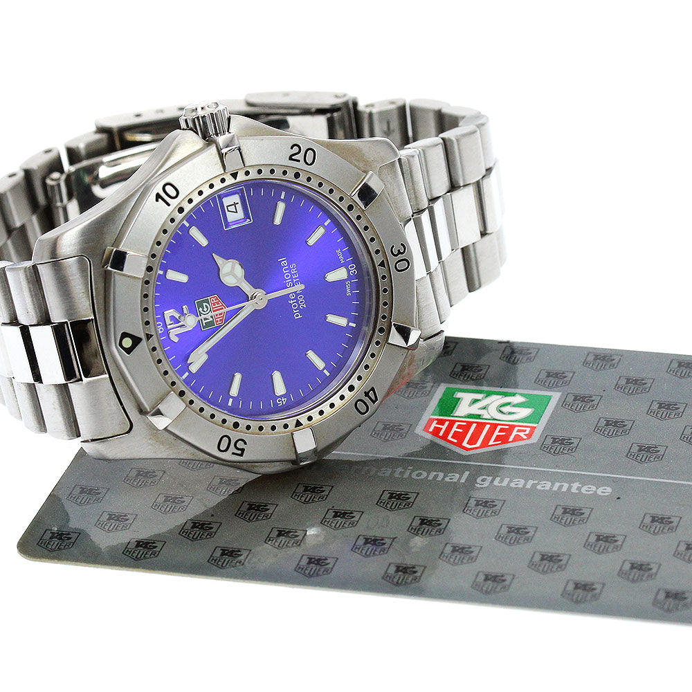 TAG HEUER Professional 200M WK1116.BA0311 Date blue Dial Quartz Men's_917696