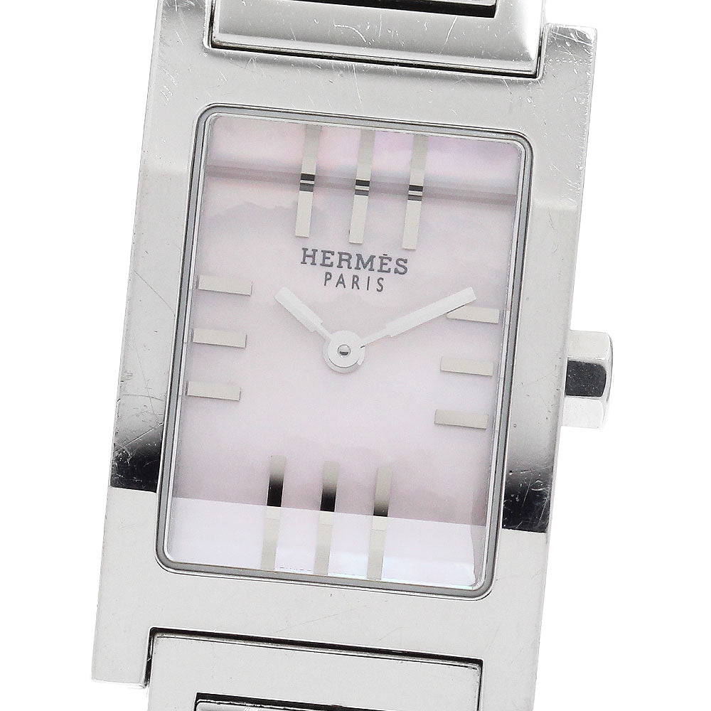 HERMES tandem TA1.210 Shell dial shell Dial Quartz Ladies Watch_917699