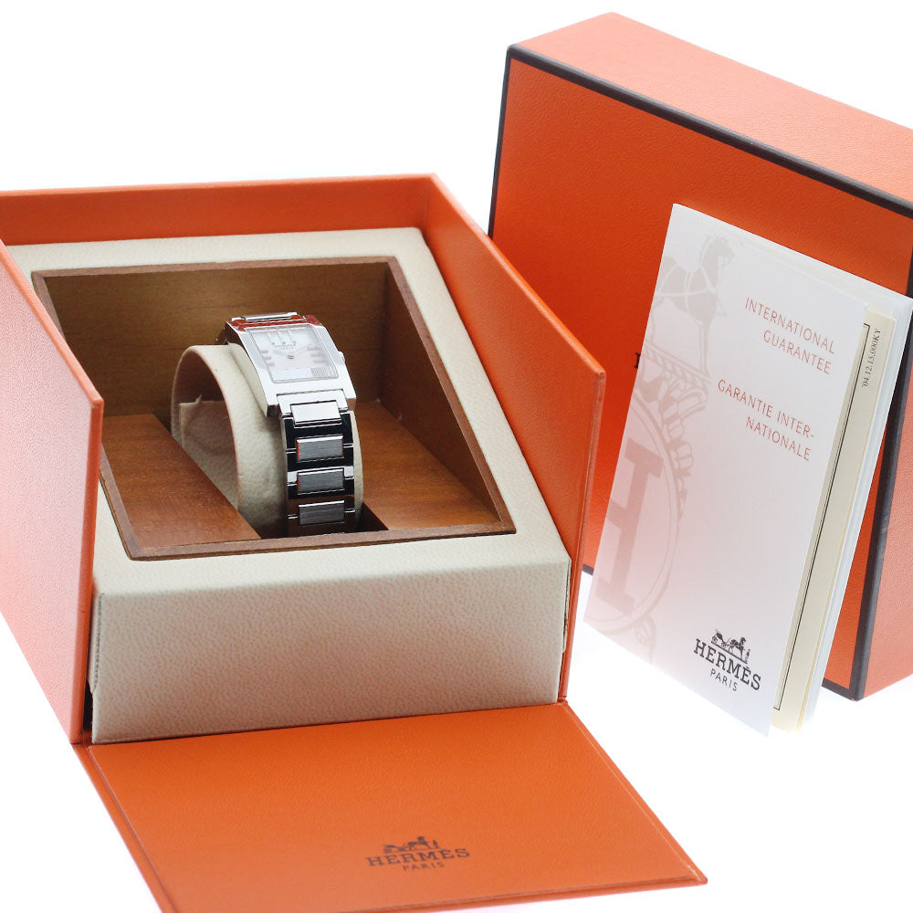 HERMES tandem TA1.210 Shell dial shell Dial Quartz Ladies Watch_917699