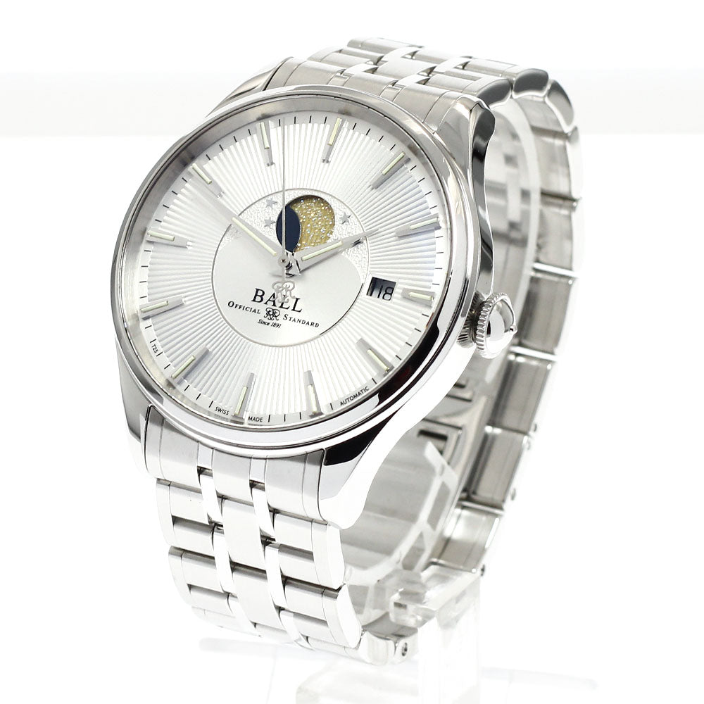 BALLWATCH Train master NM3082D-SJ-SL Moon phase Automatic Men's Watch_917736