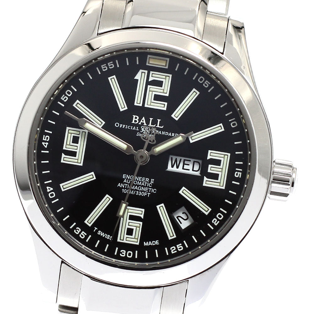BALL WATCH Engineer Master NM1016C-SIA-BK Day date Automatic Men's Watch_917745